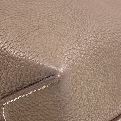 HERMES Cabaseri 31 Etoupe Tote Bag Taurillon Clemence Ladies [Used]