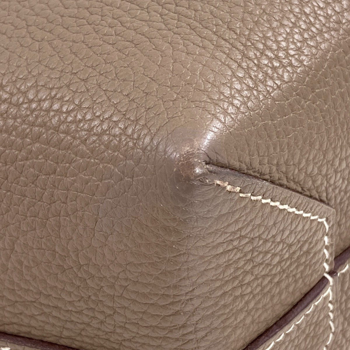HERMES Cabaseri 31 Etoupe Tote Bag Taurillon Clemence Ladies [Used]