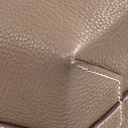 HERMES Cabaseri 31 Etoupe Tote Bag Taurillon Clemence Ladies [Used]