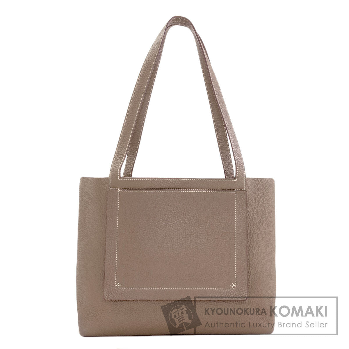 HERMES Cabaseri 31 Etoupe Tote Bag Taurillon Clemence Ladies [Used]