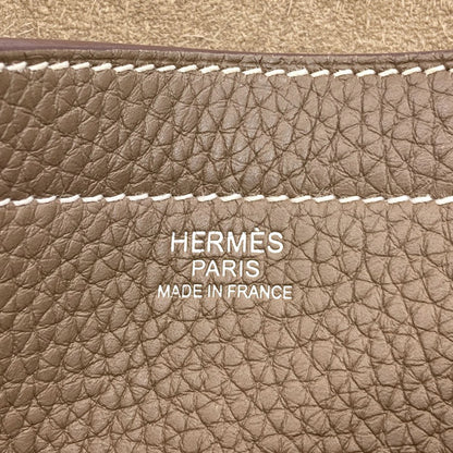 HERMES Cabaseri 31 Etoupe Tote Bag Taurillon Clemence Ladies [Used]