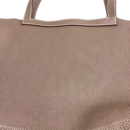 HERMES Cabaseri 31 Etoupe Tote Bag Taurillon Clemence Ladies [Used]