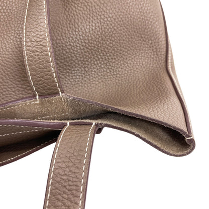 HERMES Cabaseri 31 Etoupe Tote Bag Taurillon Clemence Ladies [Used]