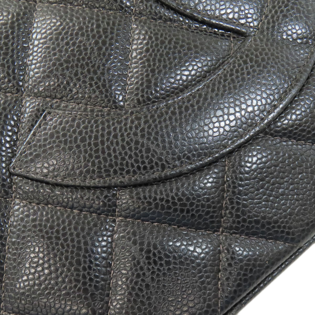 CHANEL Medallion GoldHardware Tote Bag Caviar skin Ladies [Used]