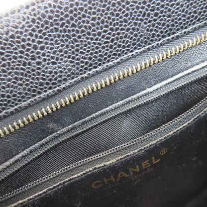 CHANEL Medallion GoldHardware Tote Bag Caviar skin Ladies [Used]