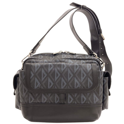 CHRISTIAN DIOR Hit the Road CD Diamond Shoulder Bag PVC Ladies [Used]