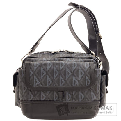CHRISTIAN DIOR Hit the Road CD Diamond Shoulder Bag PVC Ladies [Used]