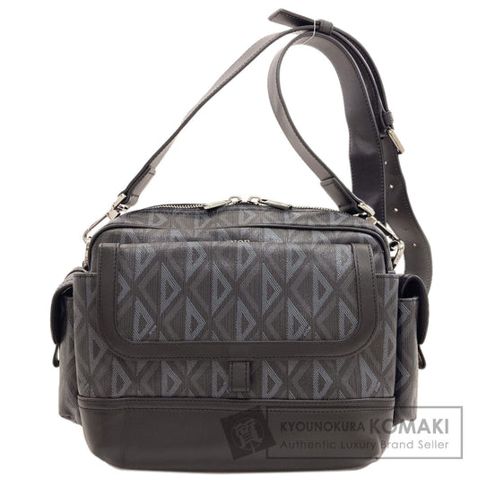 CHRISTIAN DIOR Hit the Road CD Diamond Shoulder Bag PVC Ladies [Used]