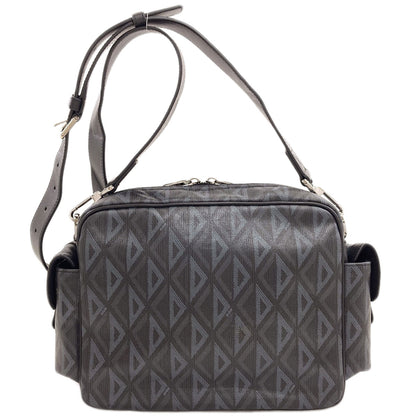 CHRISTIAN DIOR Hit the Road CD Diamond Shoulder Bag PVC Ladies [Used]