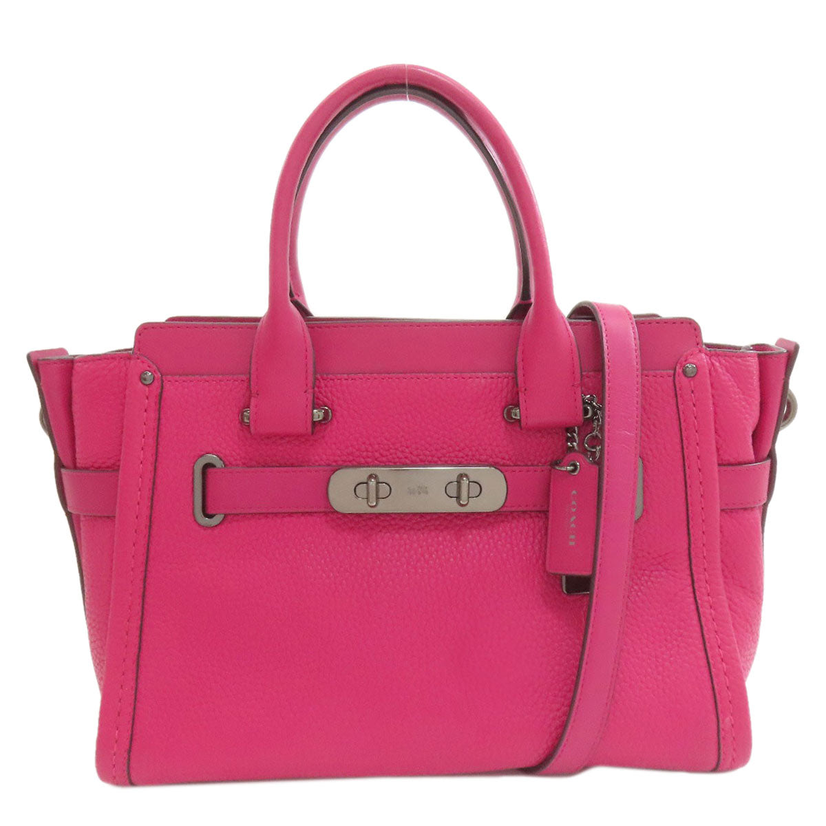 COACH 34816 Swagger 2WAY Handbag Leather Ladies [Used]