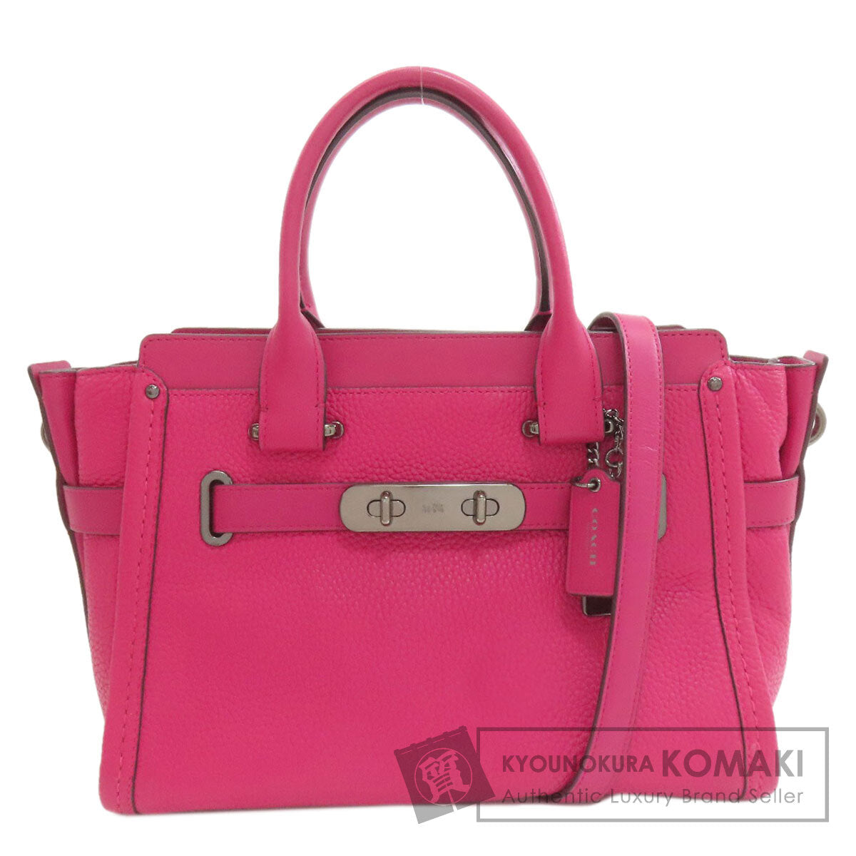 COACH 34816 Swagger 2WAY Handbag Leather Ladies [Used]