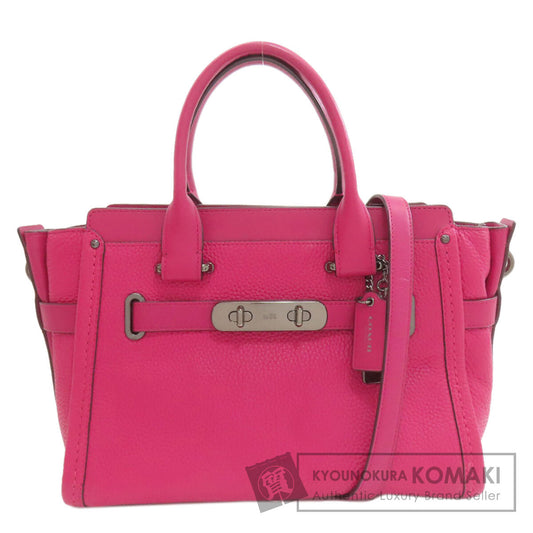 COACH 34816 Swagger 2WAY Handbag Leather Ladies [Used]