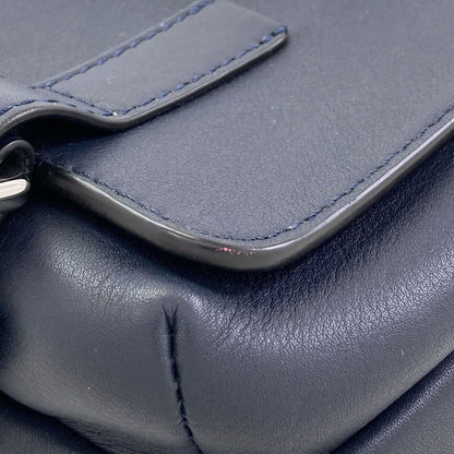 LOEWE Military Messenger Bag XS Anagram Shoulder Bag Calf mens [Used]