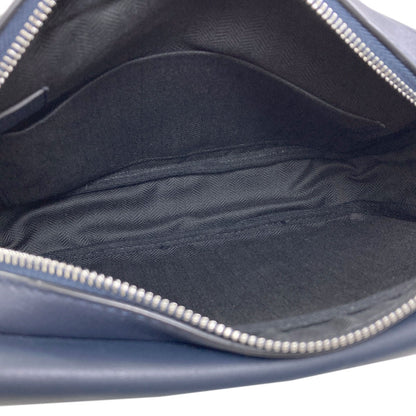 LOEWE Military Messenger Bag XS Anagram Shoulder Bag Calf mens [Used]