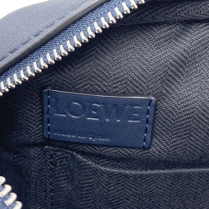 LOEWE Military Messenger Bag XS Anagram Shoulder Bag Calf mens [Used]