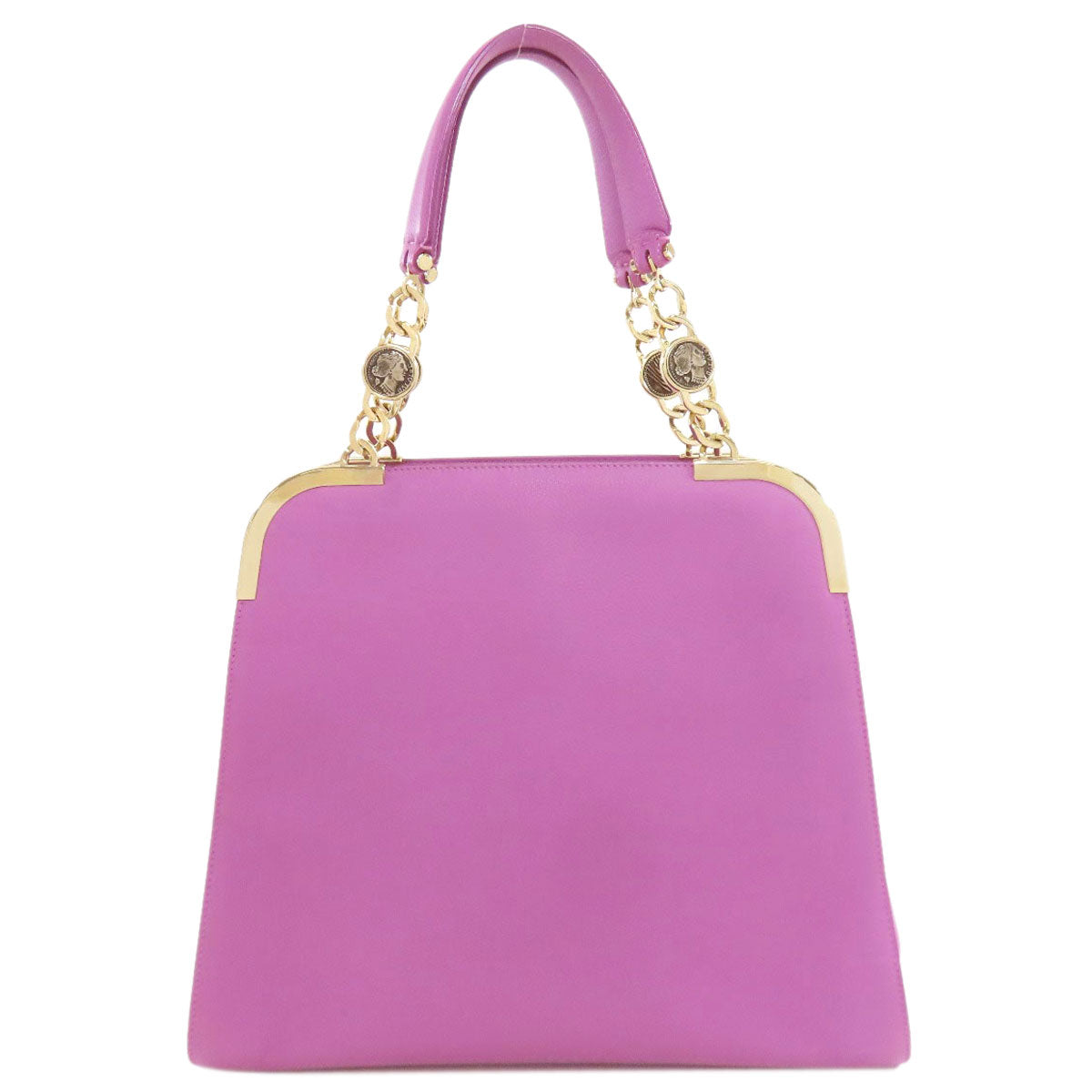BVLGARI Monate Tote Bag Leather Ladies [Used]