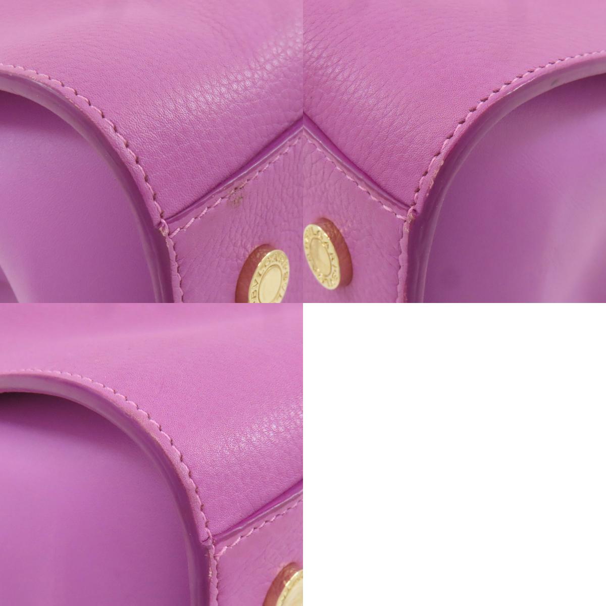 BVLGARI Monate Tote Bag Leather Ladies [Used]