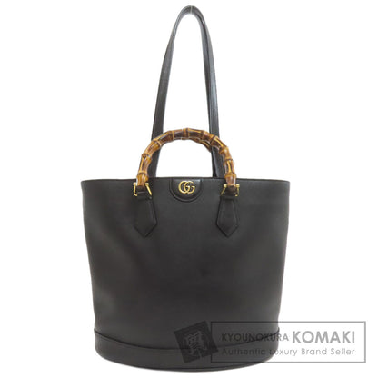 GUCCI 750394 Diana Bamboo 2WAY Handbag Leather Ladies [Used]