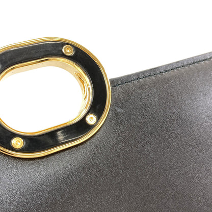 GUCCI 520981 Interlocking G Chain Shoulder Bag Calf Ladies [Used]