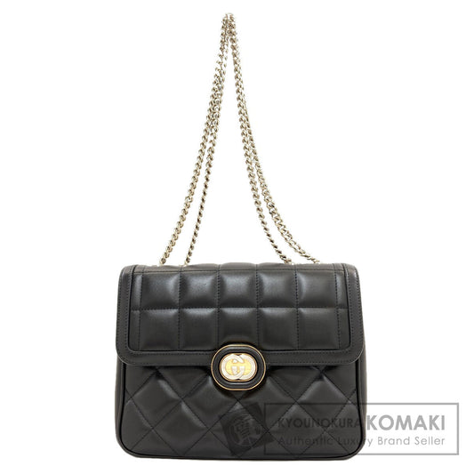 GUCCI 520981 Interlocking G Chain Shoulder Bag Calf Ladies [Used]