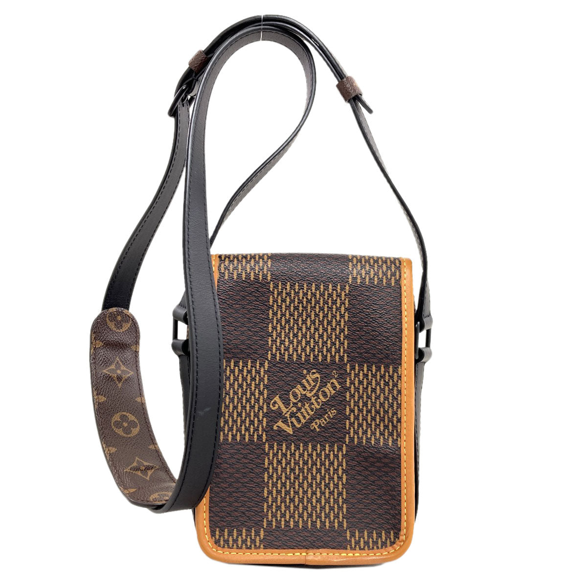 LOUIS VUITTON N40357 amazon messenger Shoulder Bag Monogram canvas Damier GiantLadies [Used]