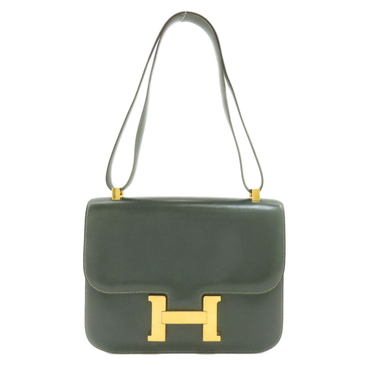 HERMES Constance 23 Gold Hardware Shoulder Bag Box calf Ladies [Used]