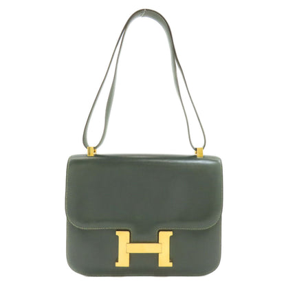 HERMES Constance 23 Gold Hardware Shoulder Bag Box calf Ladies [Used]
