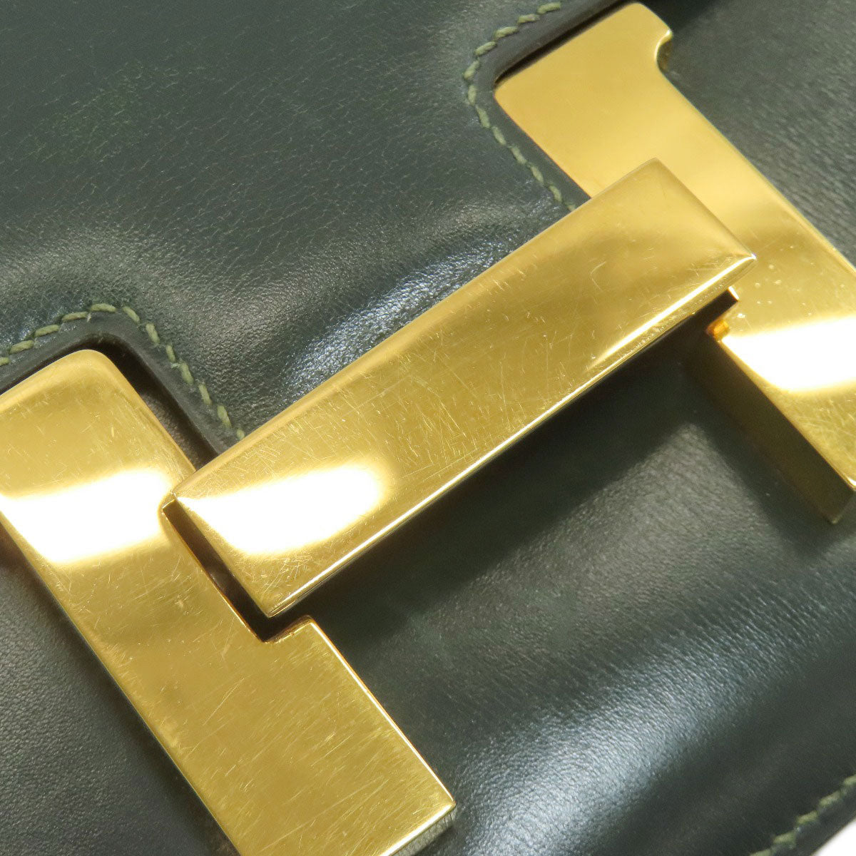 HERMES Constance 23 Gold Hardware Shoulder Bag Box calf Ladies [Used]