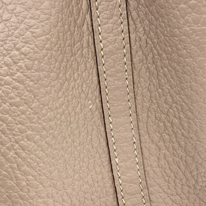 HERMES Garden Party TPM Gri Asphalt SilverHardware Handbag Vache leather country Ladies [Used]