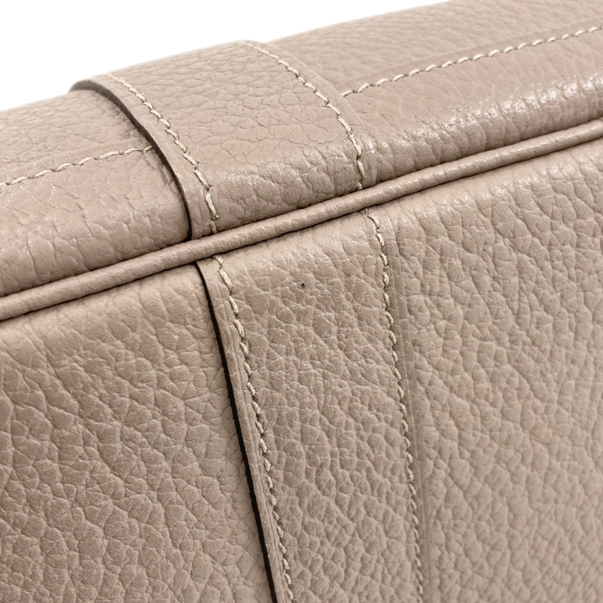 HERMES Garden Party TPM Gri Asphalt SilverHardware Handbag Vache leather country Ladies [Used]