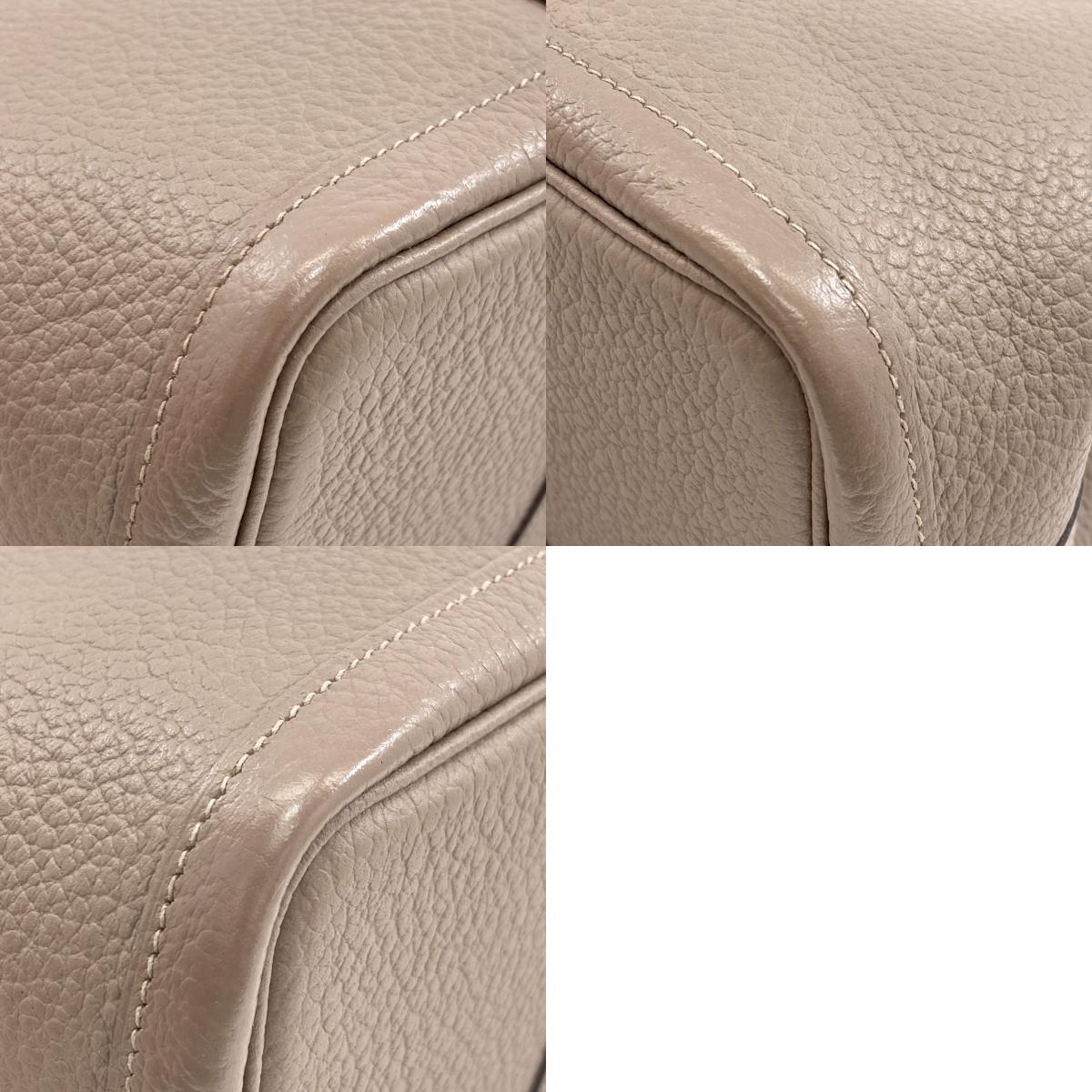 HERMES Garden Party TPM Gri Asphalt SilverHardware Handbag Vache leather country Ladies [Used]
