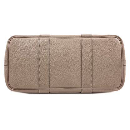 HERMES Garden Party TPM Gri Asphalt SilverHardware Handbag Vache leather country Ladies [Used]