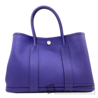 HERMES Garden Party TPM SilverHardware Handbag Vache leather country Ladies [Used]