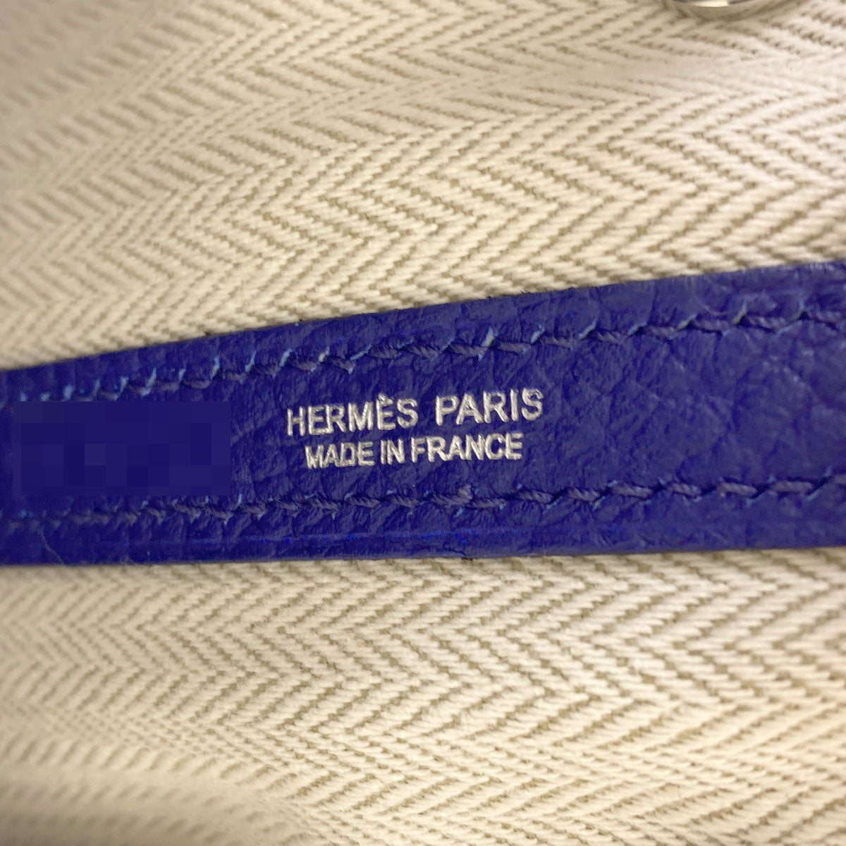 HERMES Garden Party TPM SilverHardware Handbag Vache leather country Ladies [Used]