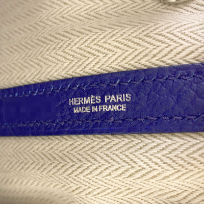 HERMES Garden Party TPM SilverHardware Handbag Vache leather country Ladies [Used]