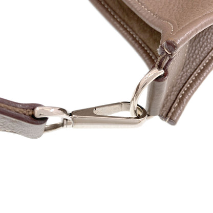 HERMES Evelyne3 GM Etoupe SilverHardware Shoulder Bag Taurillon Clemence Ladies [Used]