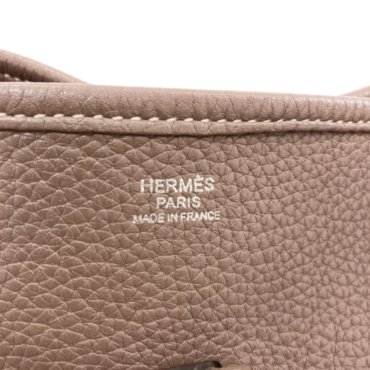 HERMES Evelyne3 GM Etoupe SilverHardware Shoulder Bag Taurillon Clemence Ladies [Used]