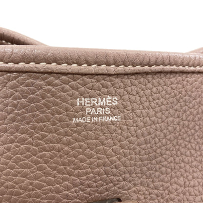HERMES Evelyne3 GM Etoupe SilverHardware Shoulder Bag Taurillon Clemence Ladies [Used]