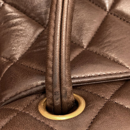 CHANEL Matelasse GoldHardware Tote Bag Lambskin Ladies [Used]