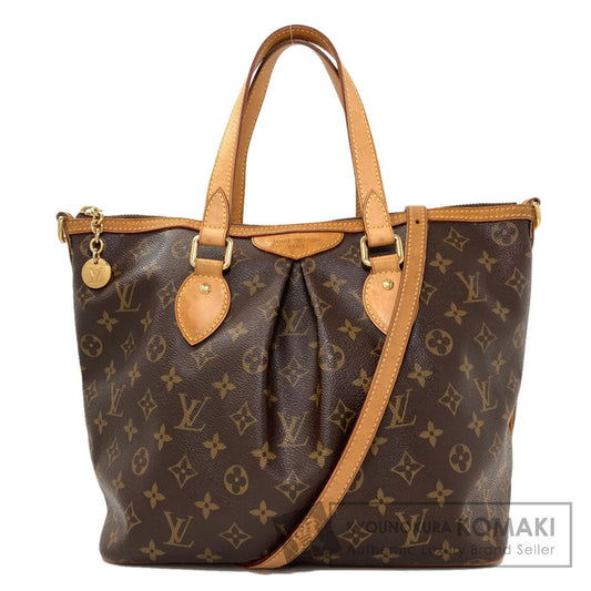 LOUIS VUITTON M40145 Palermo PM Tote Bag Monogram canvas Ladies [Used]