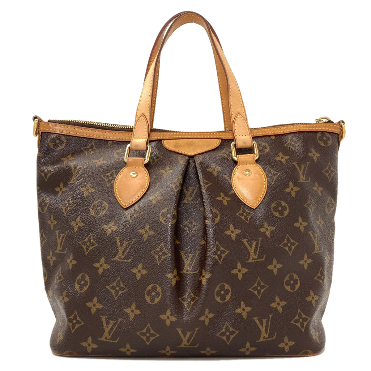 LOUIS VUITTON M40145 Palermo PM Tote Bag Monogram canvas Ladies [Used]