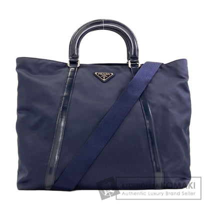 PRADA Logo Hardware 2WAY Handbag Nylon Ladies [Used]