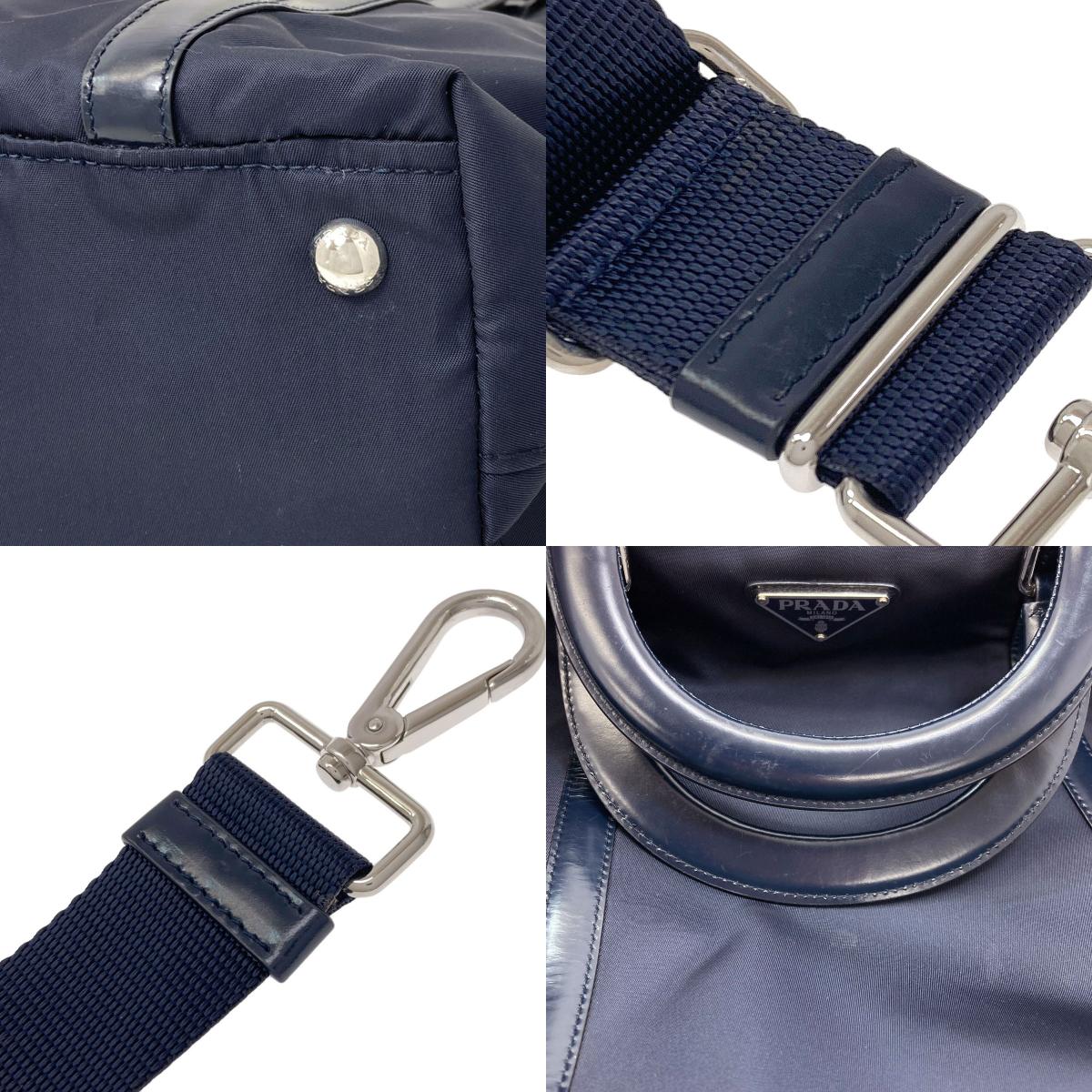 PRADA Logo Hardware 2WAY Handbag Nylon Ladies [Used]