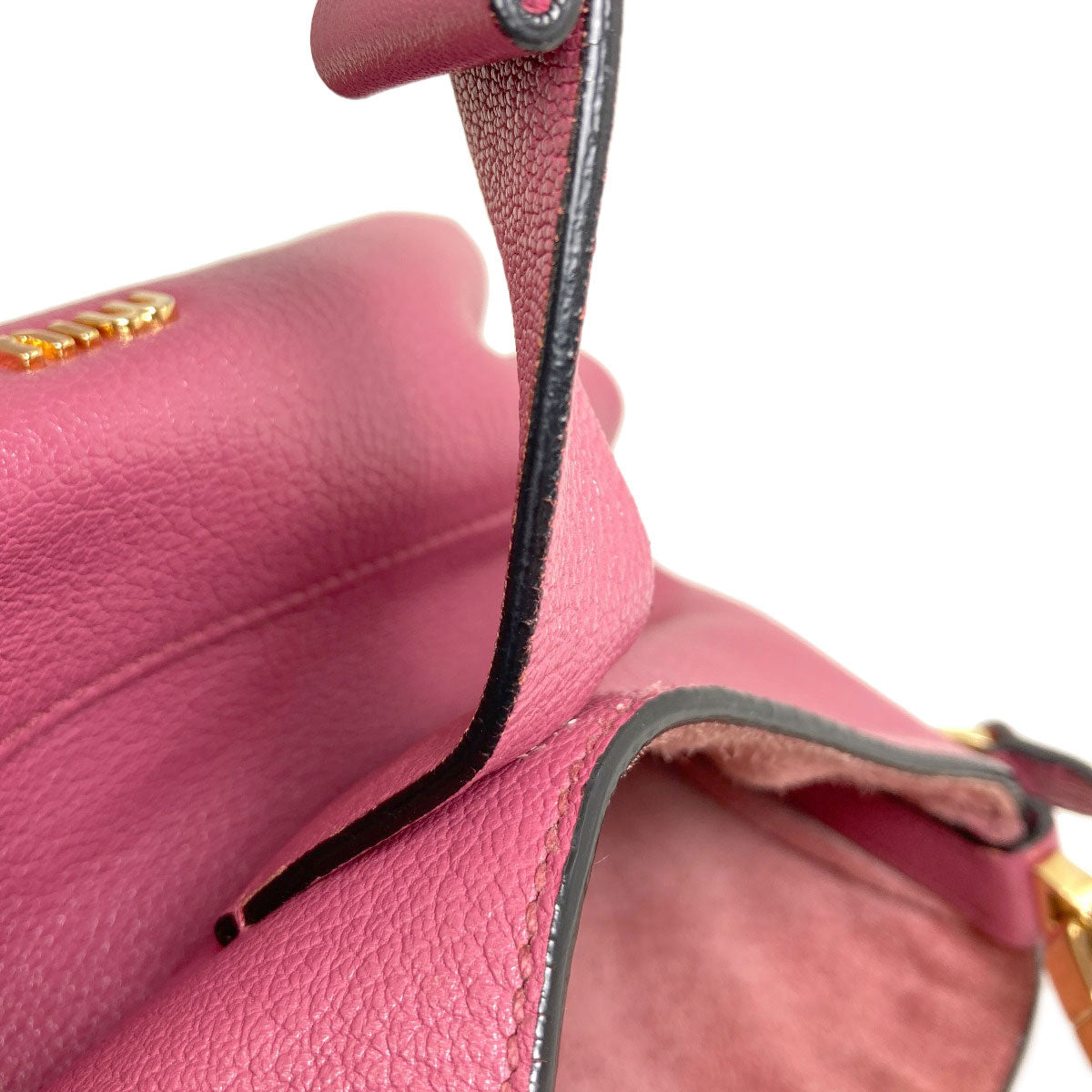 MIUMIU 2WAY Handbag Leather Ladies [Used]