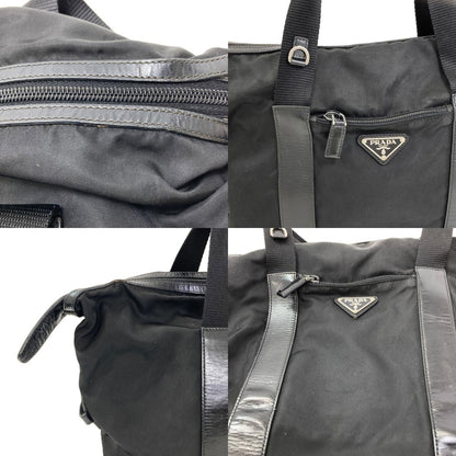 PRADA Logo Hardware Tote Bag Nylon Ladies [Used]