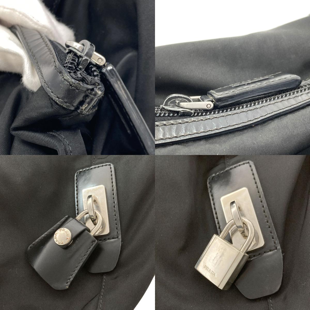 PRADA Logo Hardware Tote Bag Nylon Ladies [Used]