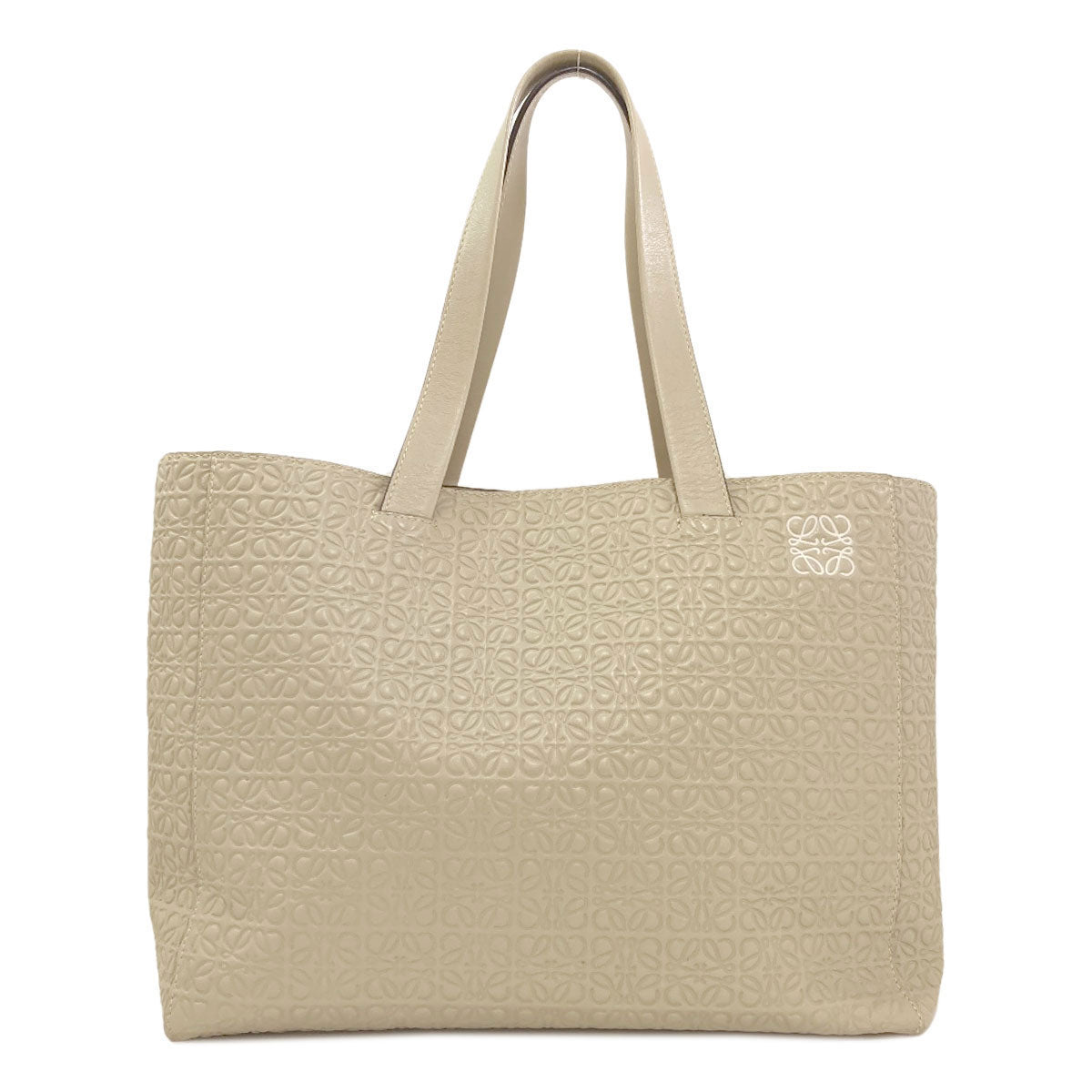 LOEWE anagram Tote Bag Calf Ladies [Used]