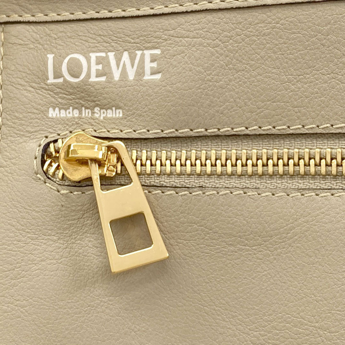 LOEWE anagram Tote Bag Calf Ladies [Used]