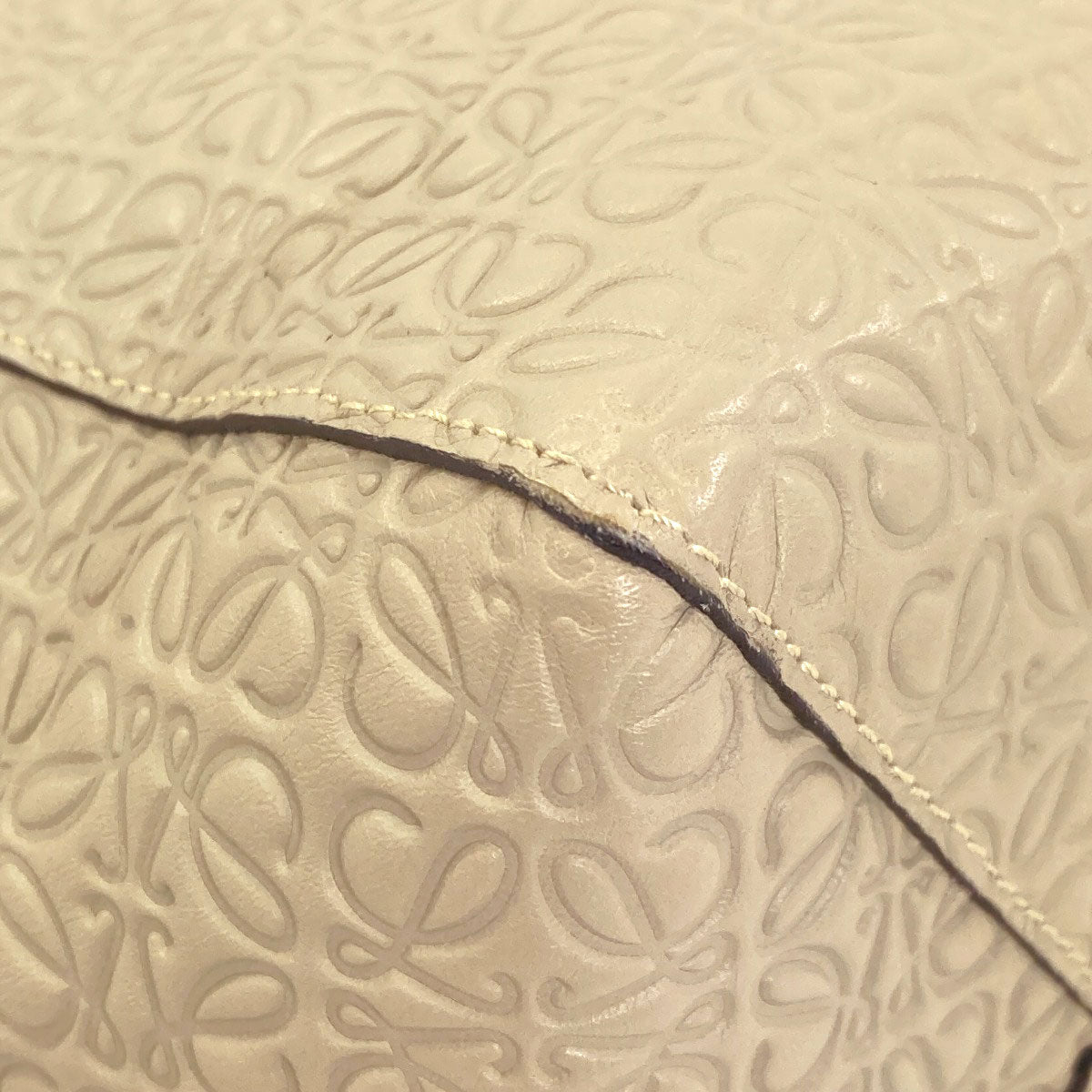 LOEWE anagram Tote Bag Calf Ladies [Used]