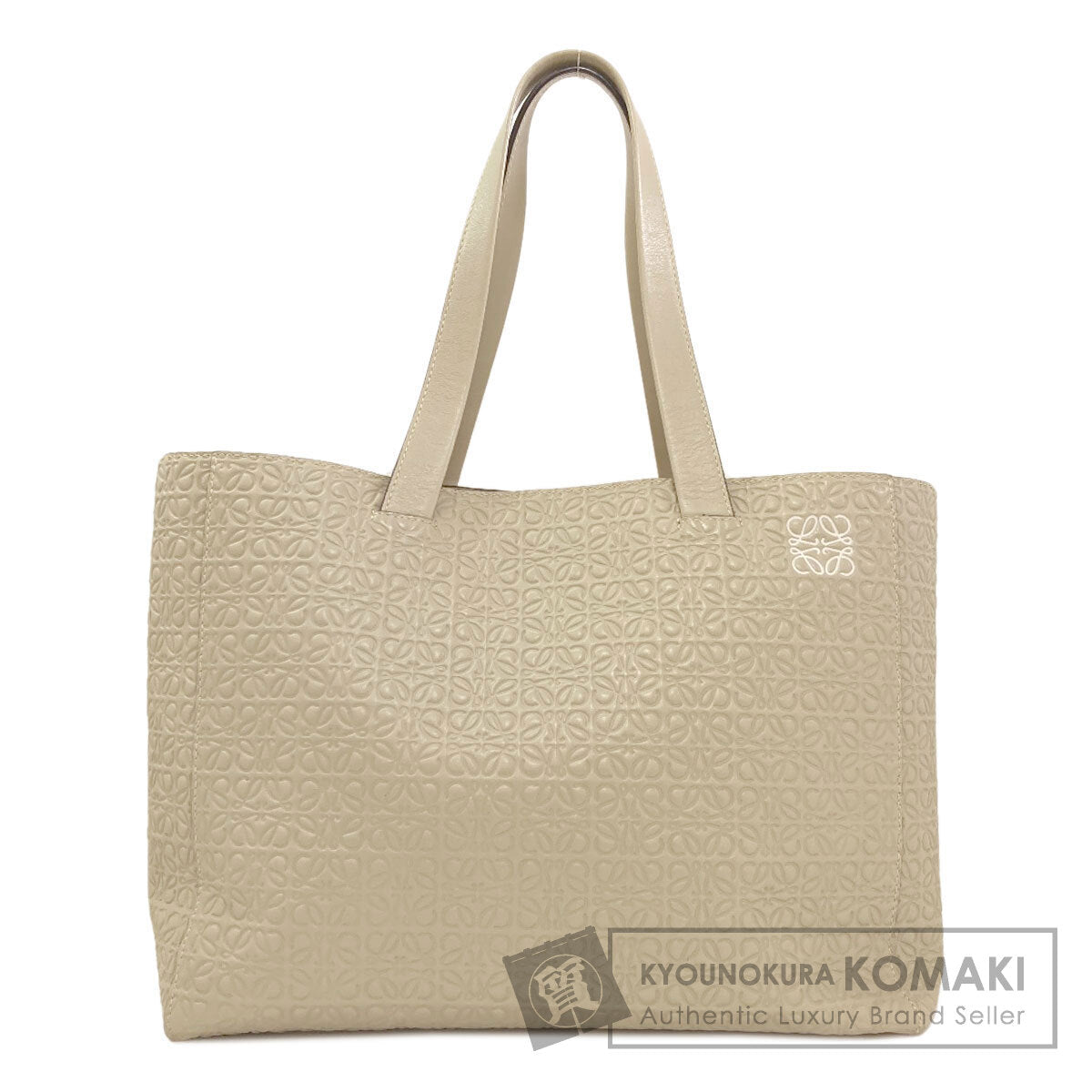 LOEWE anagram Tote Bag Calf Ladies [Used]